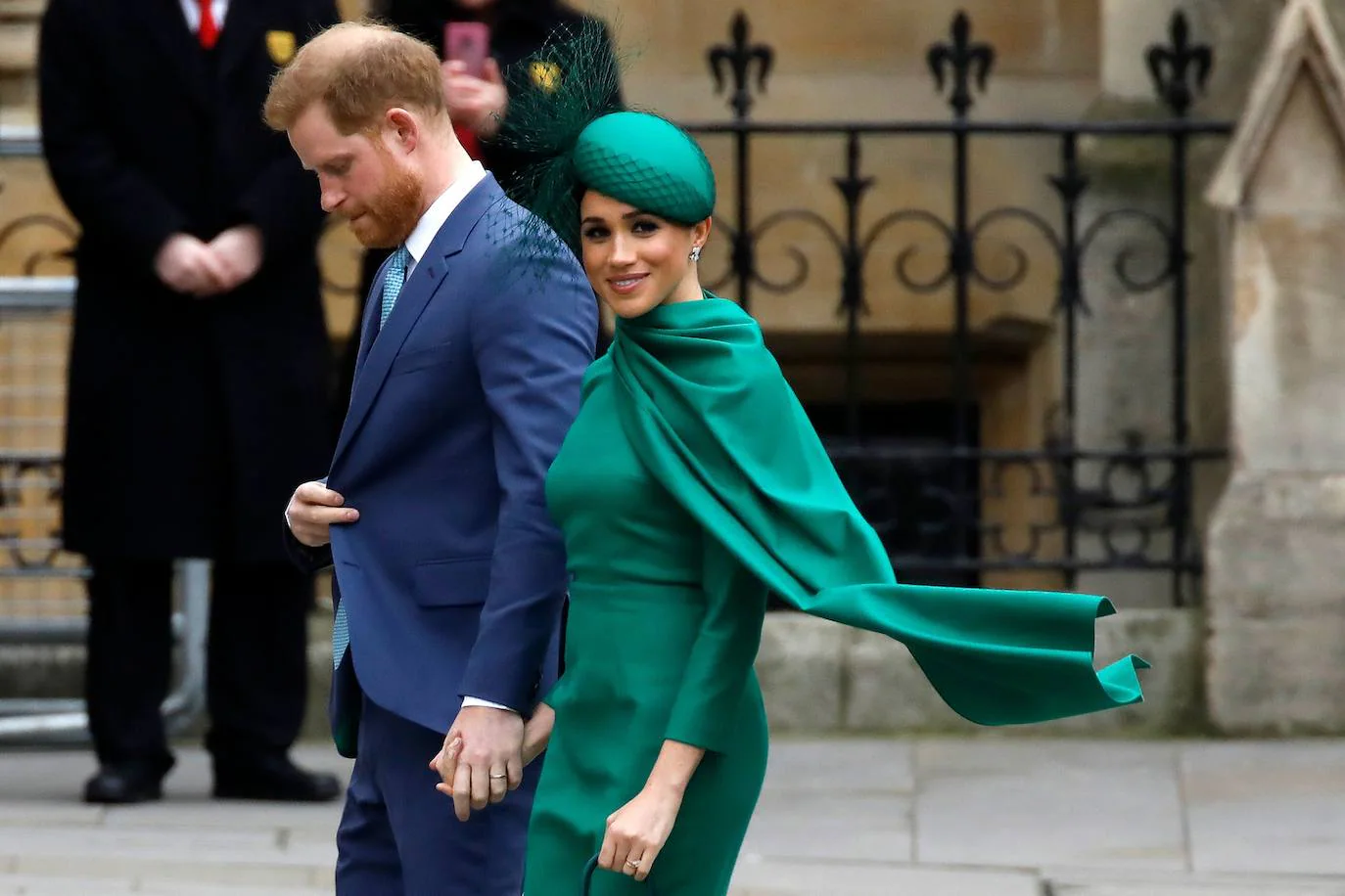 Fotos: El príncipe Harry y Meghan se despiden de Reino Unido