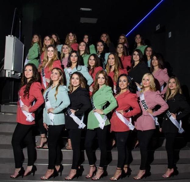 Las aspirantes a ser Miss Grand Euskadi 2020.