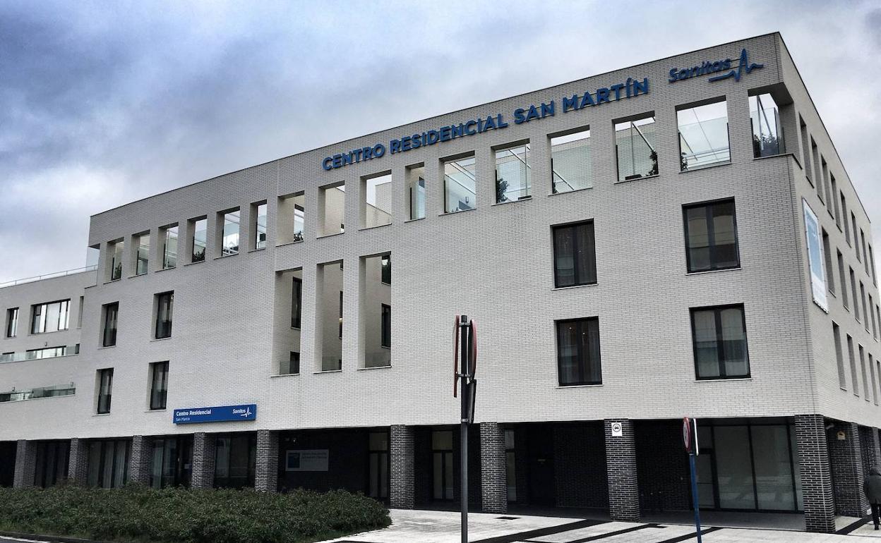 Vista de la residencia.