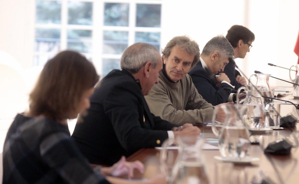 Fernando Simón durante la reunión del comité técnico de gestión del coronavirus en España. 