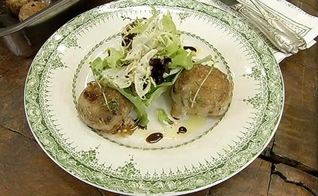 La receta de David de Jorge: cabezones de champis rellenos