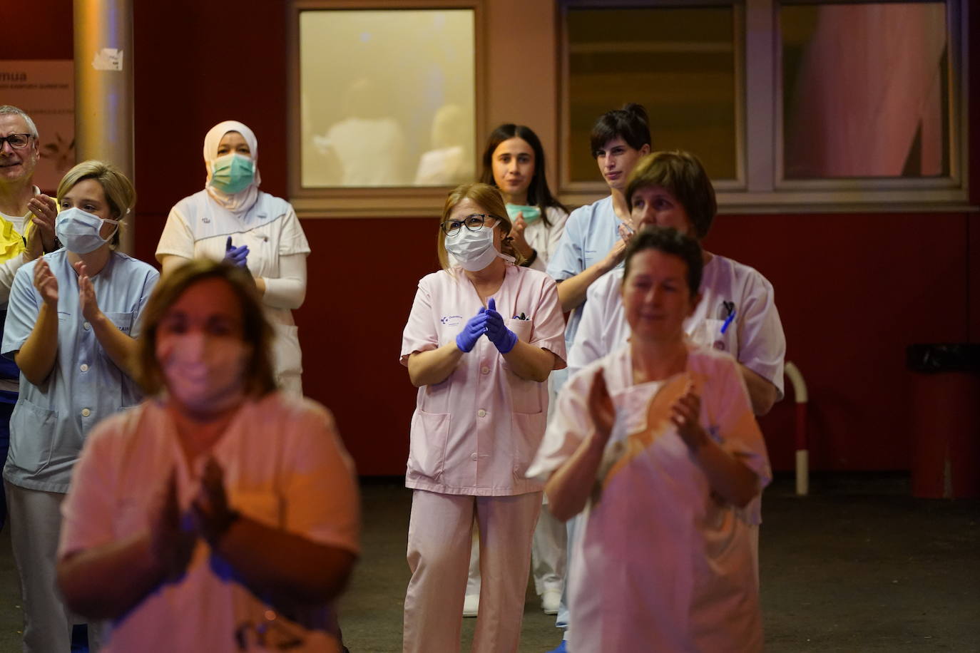 Homenaje en el Hospital de Mendaro.