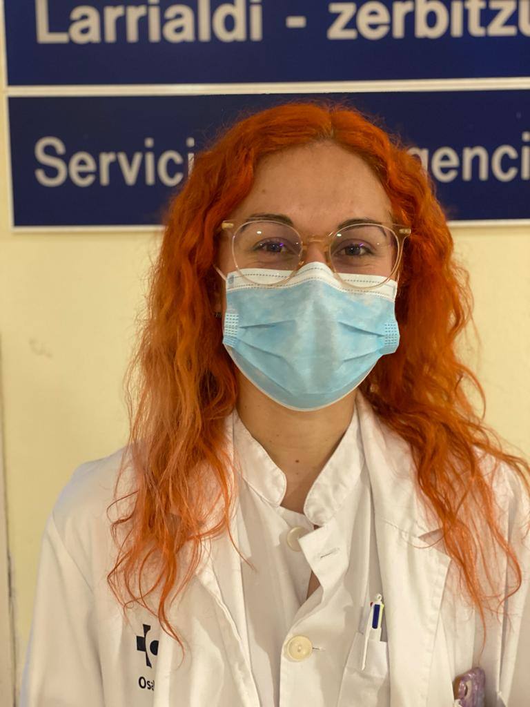 Uxue Garmendia. Residente Urgencias