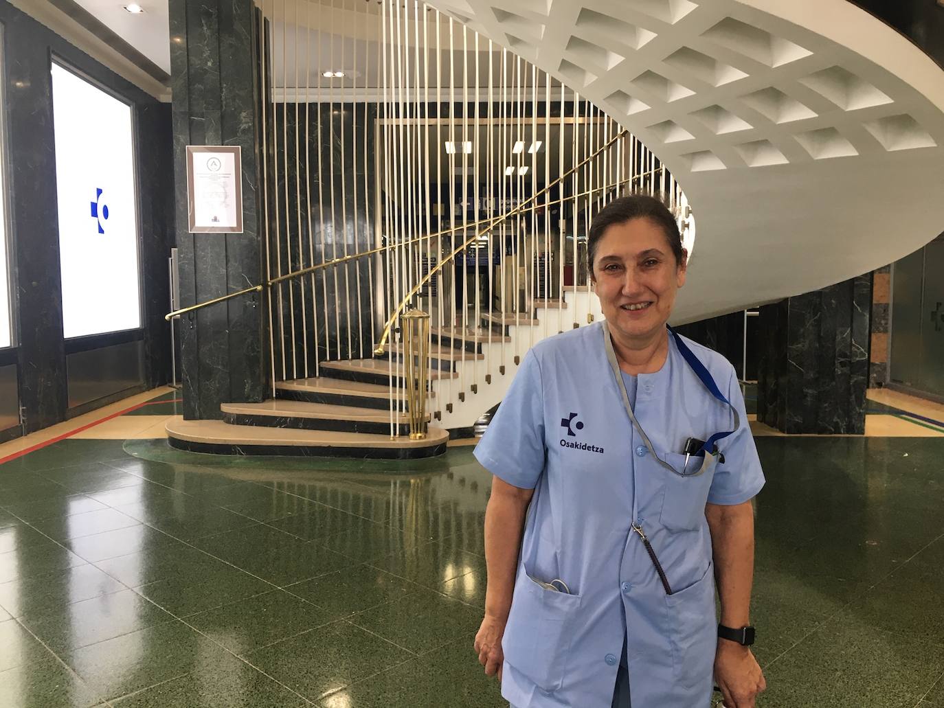 Marisa Villamor. Enfermera supervisora