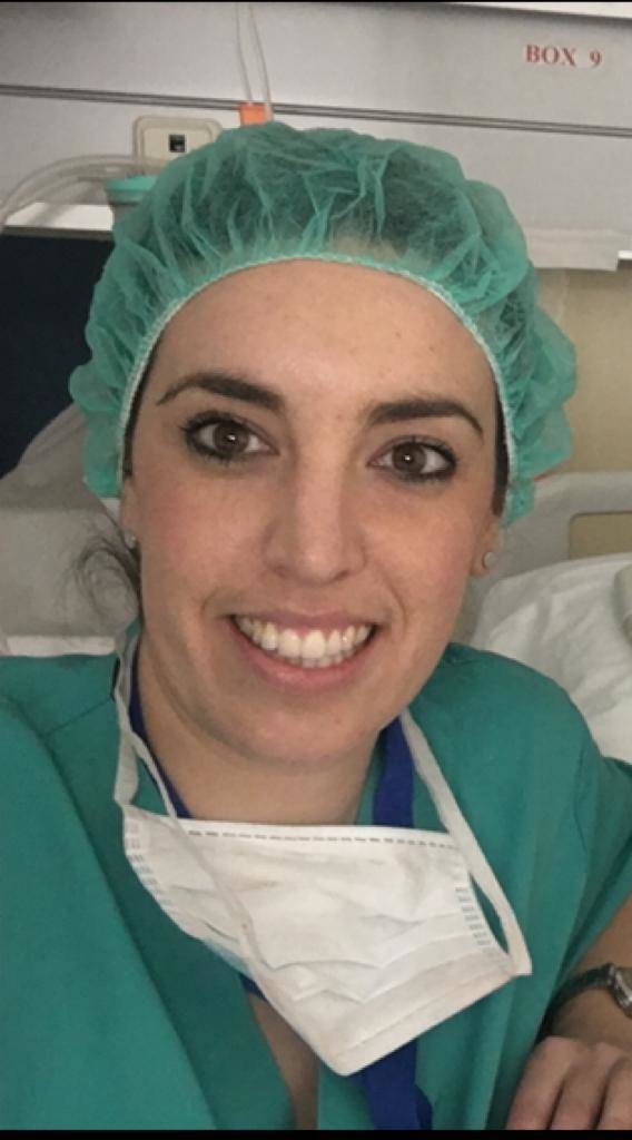 Nagore Ruiz. Enfermera hospitalización