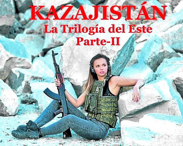 La modelo y paracaidista rusa, en una imagen 'teaser' de la novela.