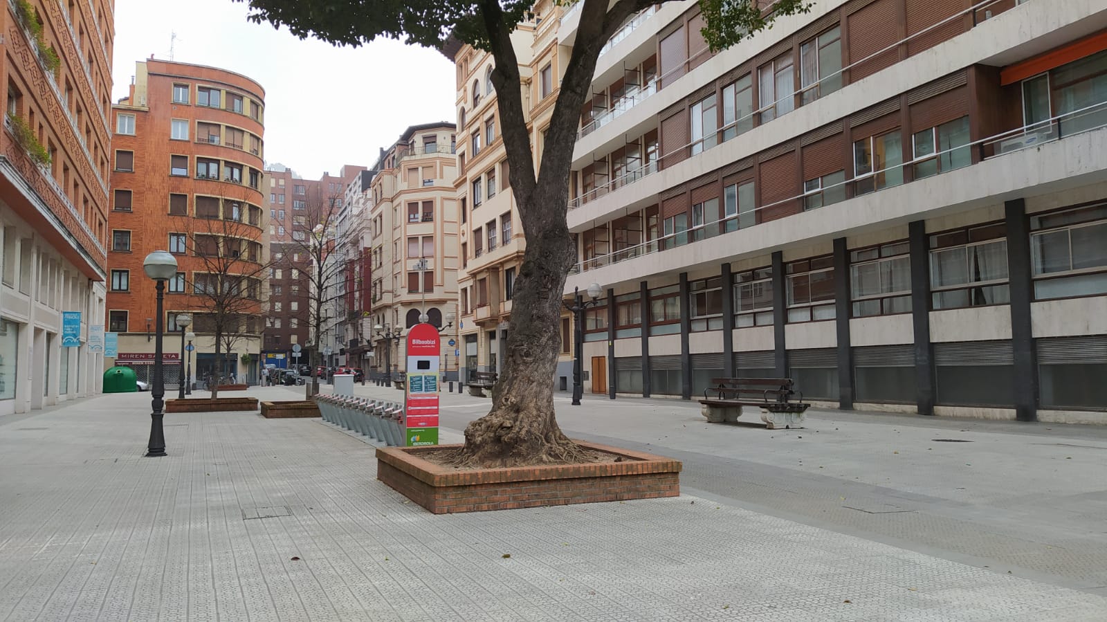 La calle Epalza, en Bilbao