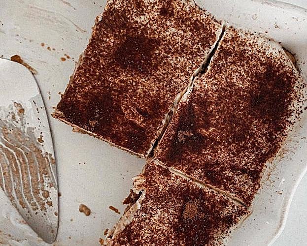 Un tiramisú casero.