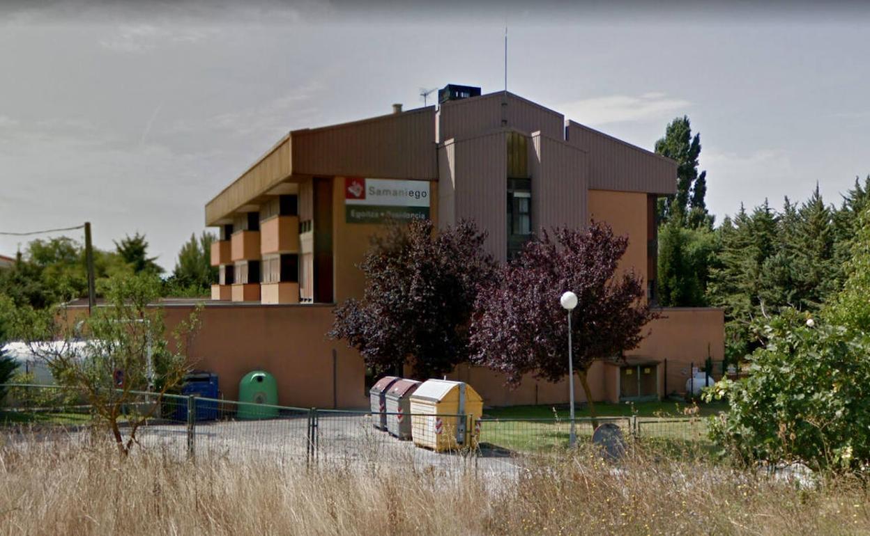 Imagen exterior de la residencia Samaniego.