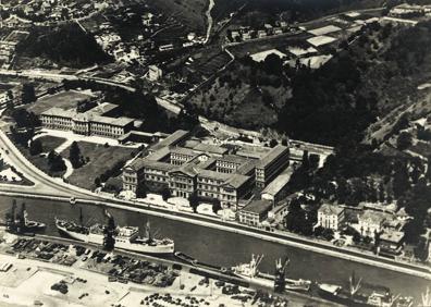 Imagen secundaria 1 - El ayer y hoy de la Universidad de Deusto.