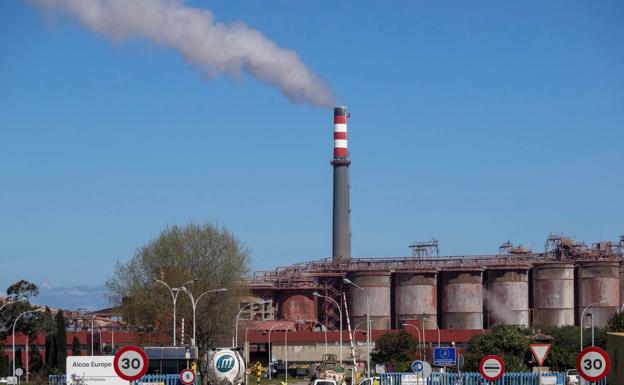 Fábrica de Alcoa en La Coruña. 