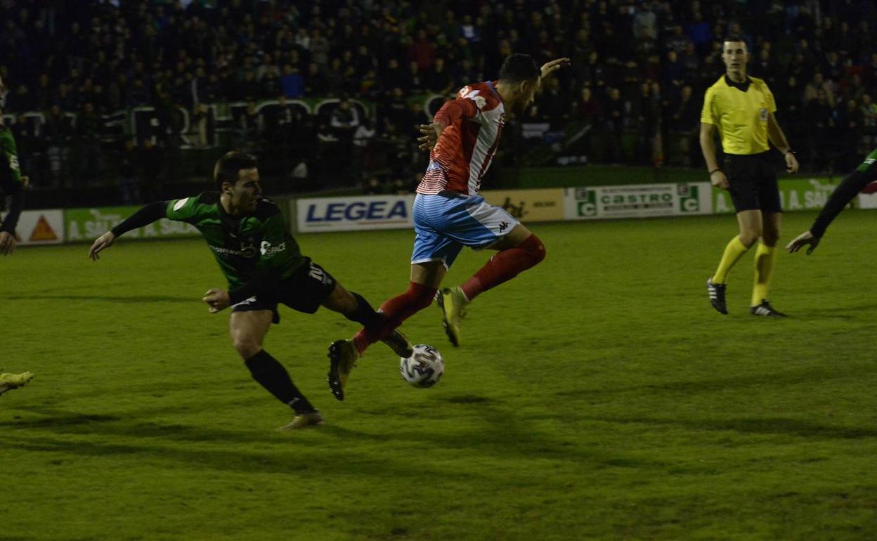 Imagen de un partido del Sestao River.