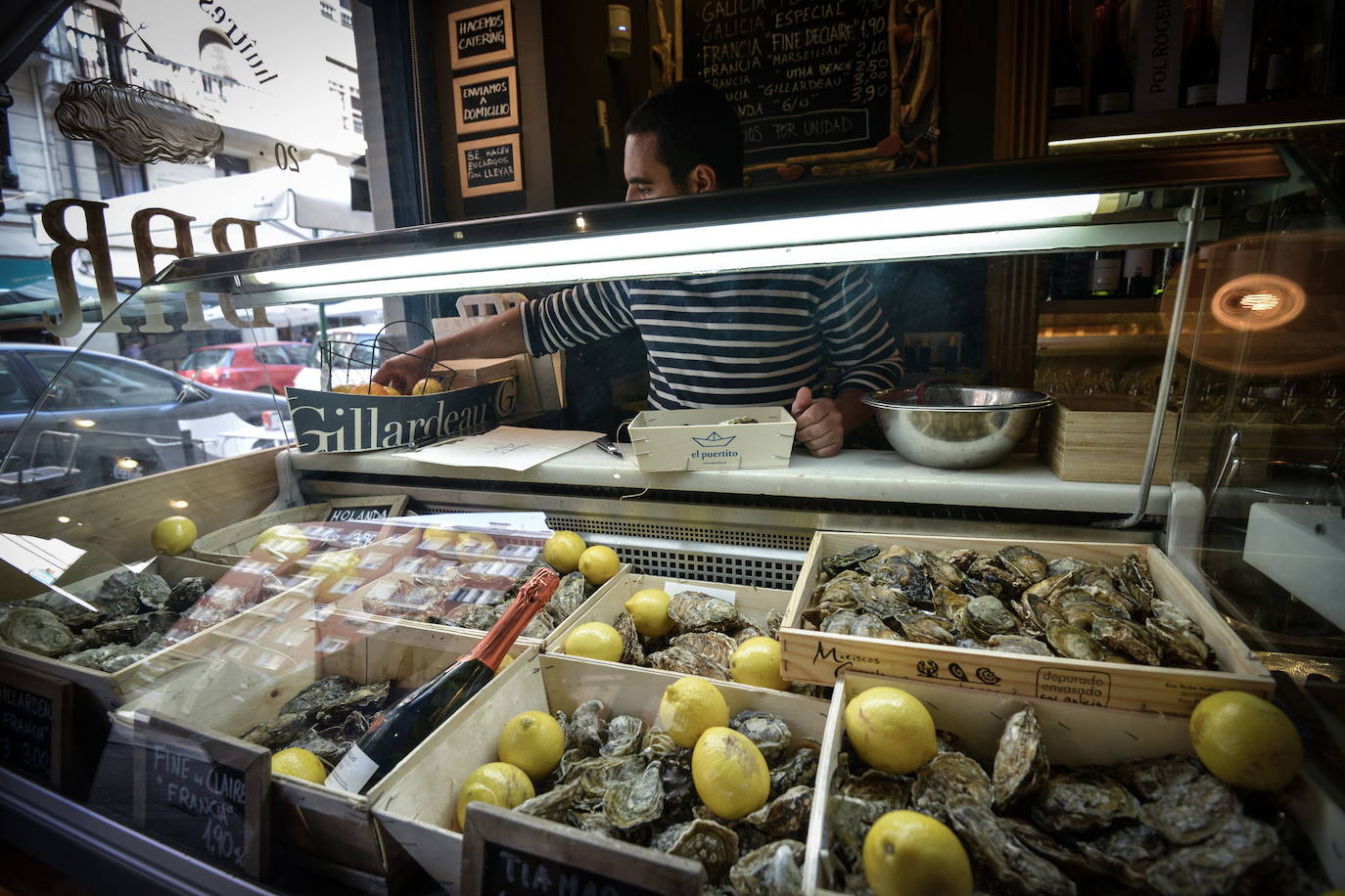 Ostras de El Puertito de García Rivero.