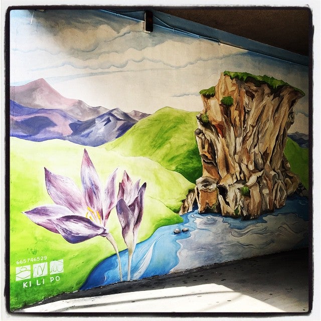 La temática vinculada a la naturaleza está muy presente en las entradas de muchos garajes comunitarios de la capital alavesa.