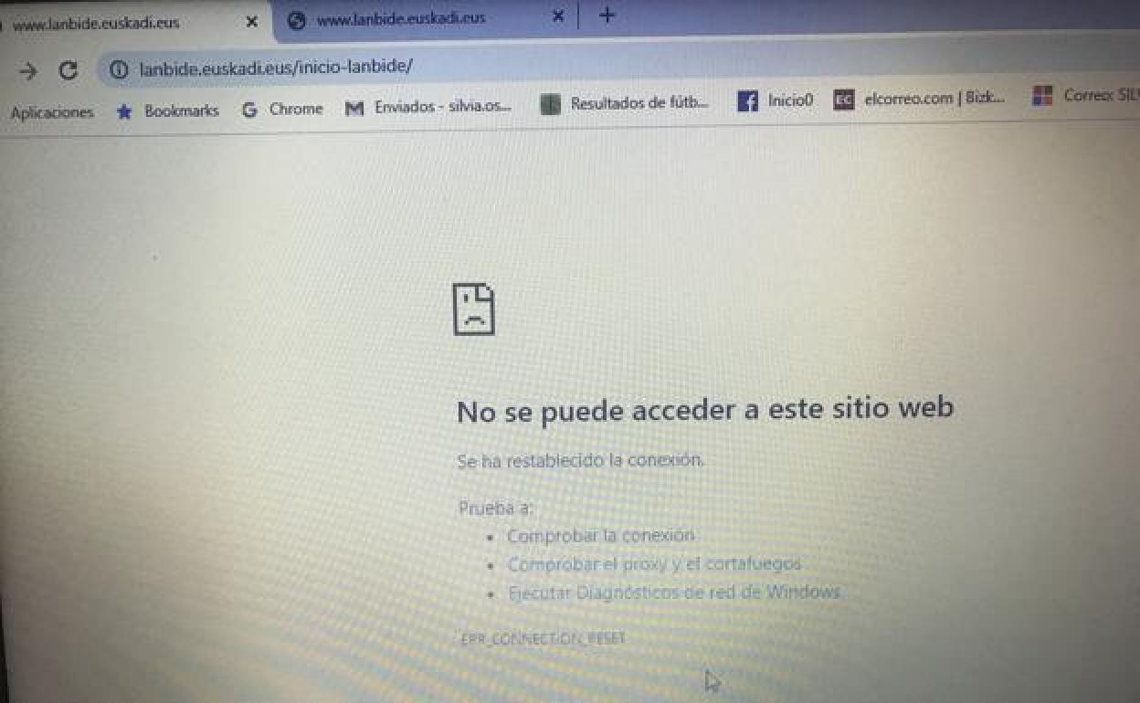 Una peluquería cerrada por causa de la alerta sanitaria. 