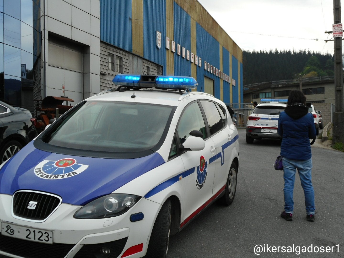 Imagen del lugar del accidente. 