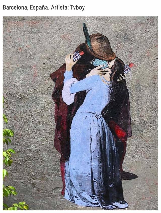 Fotos: Los graffitis del coronavirus en el mundo