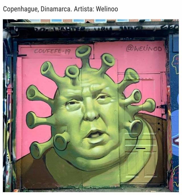 Fotos: Los graffitis del coronavirus en el mundo