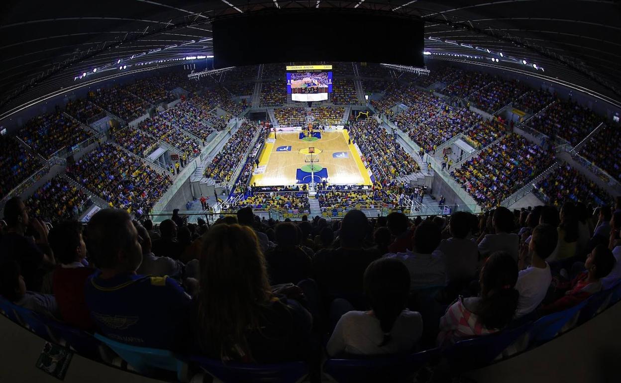 El Gran Canaria Arena de Las Palmas, sede a estudio para disputar lo que resta de Liga ACB.
