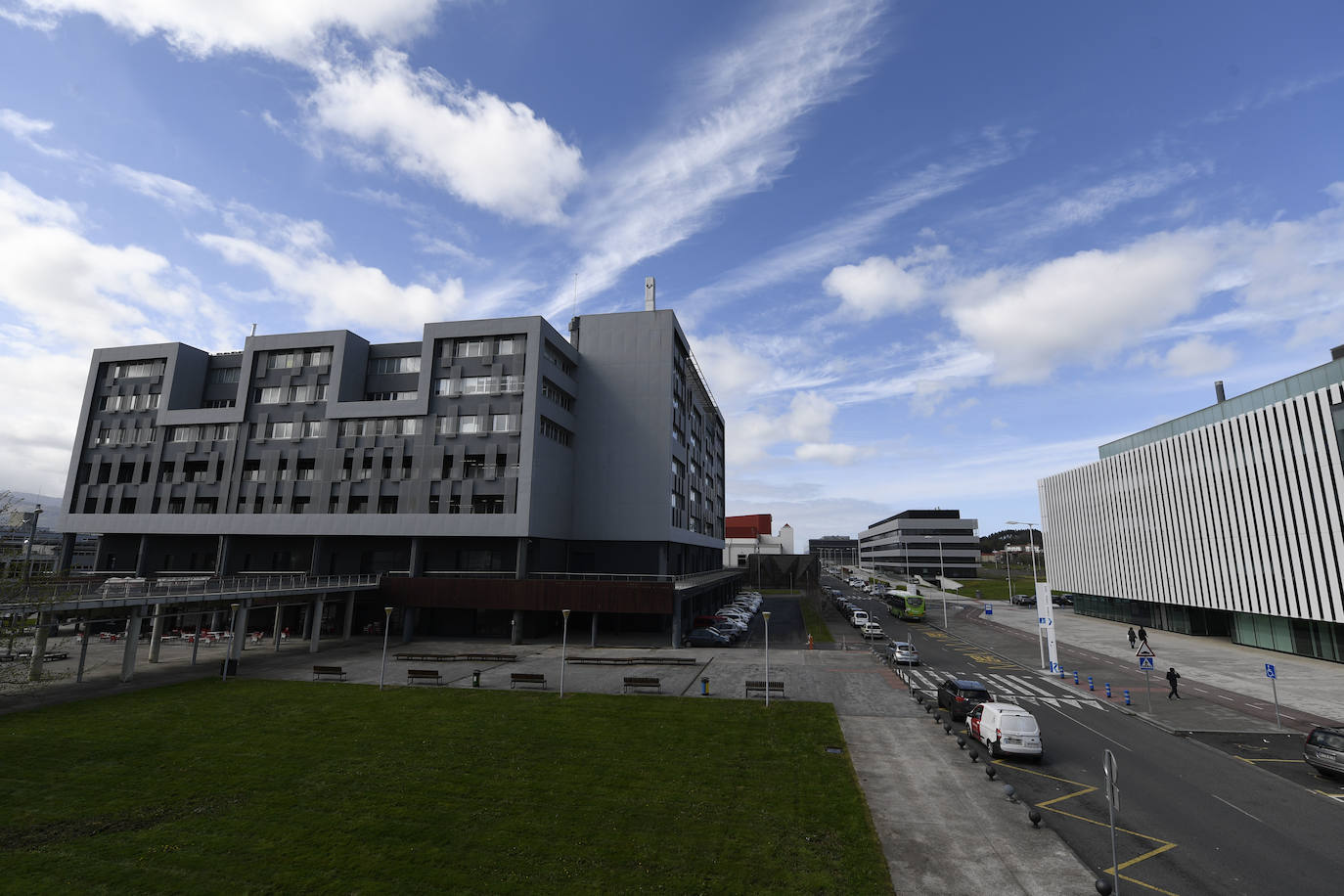 Vista e la UPV de Leioa.