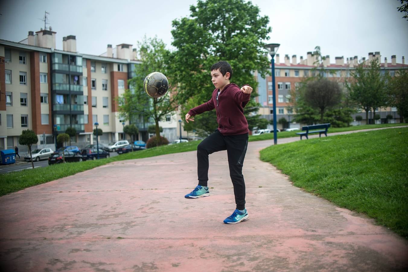 Los Portugalujos más txikis disfrutan de su hora libertad.