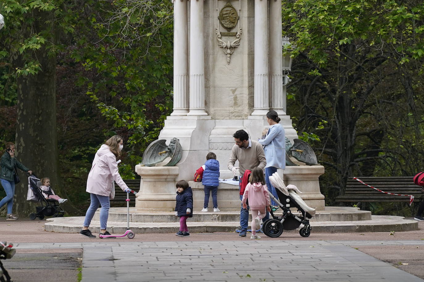 Doña Casilda concentró a mucha gente.