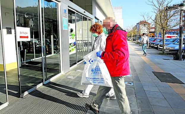 Hotel. El Lakua ha llegado a tener ingresados un centenar de pacientes leves.