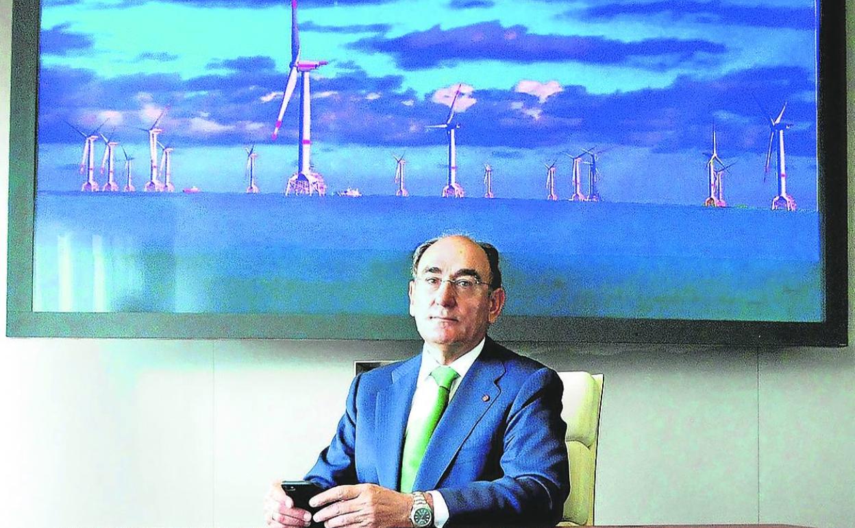 Ignacio Galán, presidente de Iberdrola, en una imagen difundida ayer.