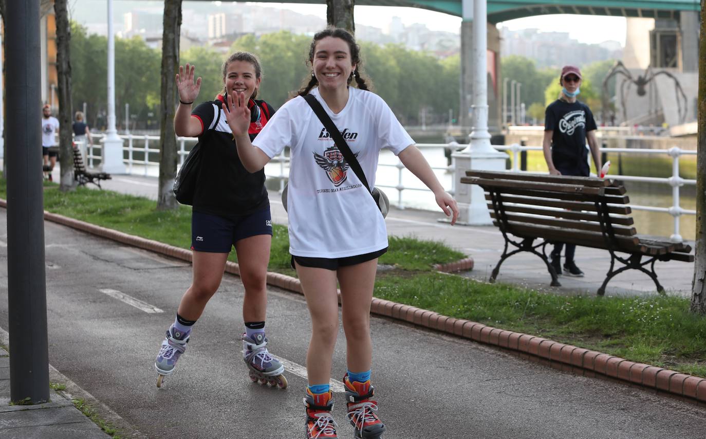 Patines en Bilbao.