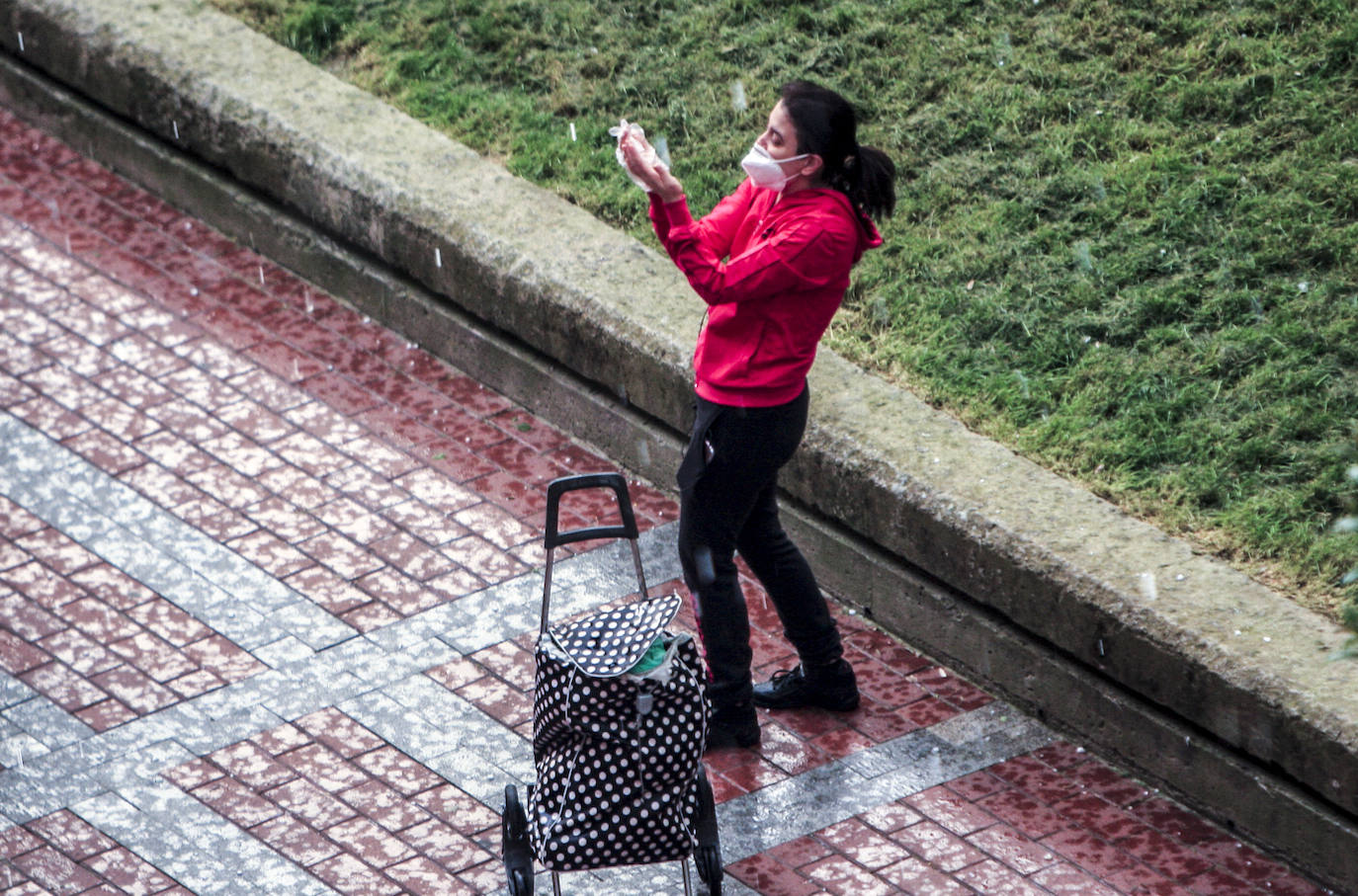 Fotos: Después del calor llega la tormenta a Vitoria