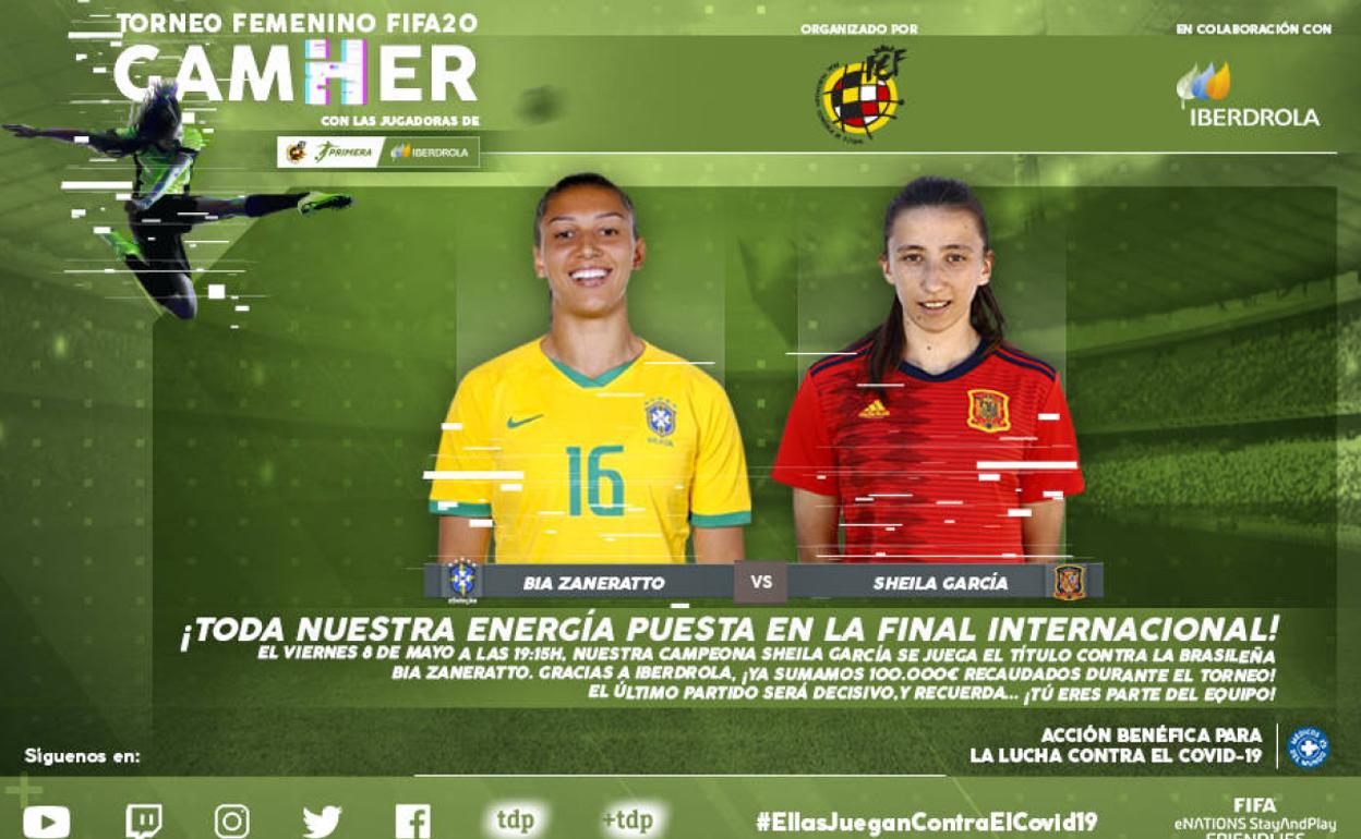 El primer torneo virtual de fútbol femenino recauda más de 100.000 euros
