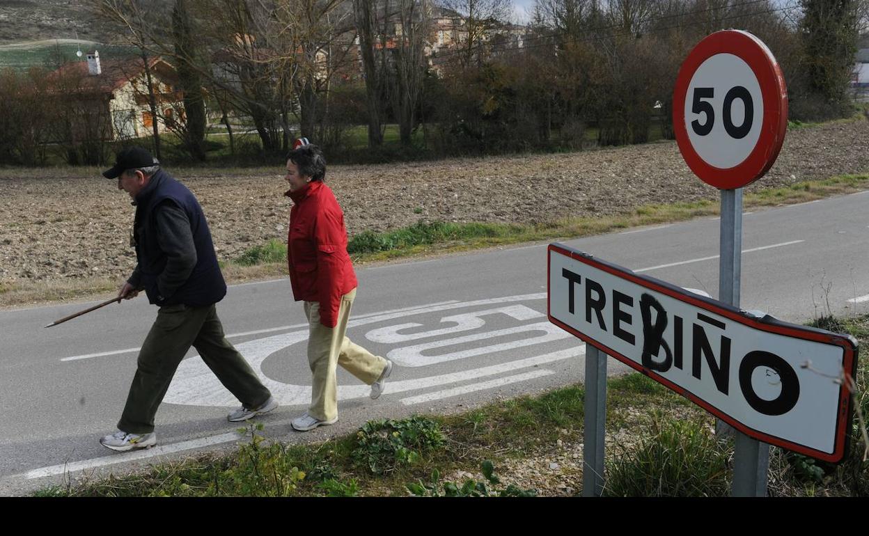 Vista de la localidad de Treviño.