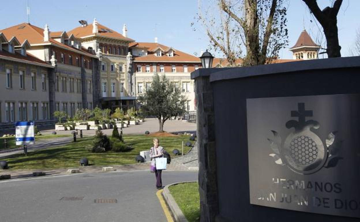 Exterior del hospital de San Juan de Dios de Santurtzi.