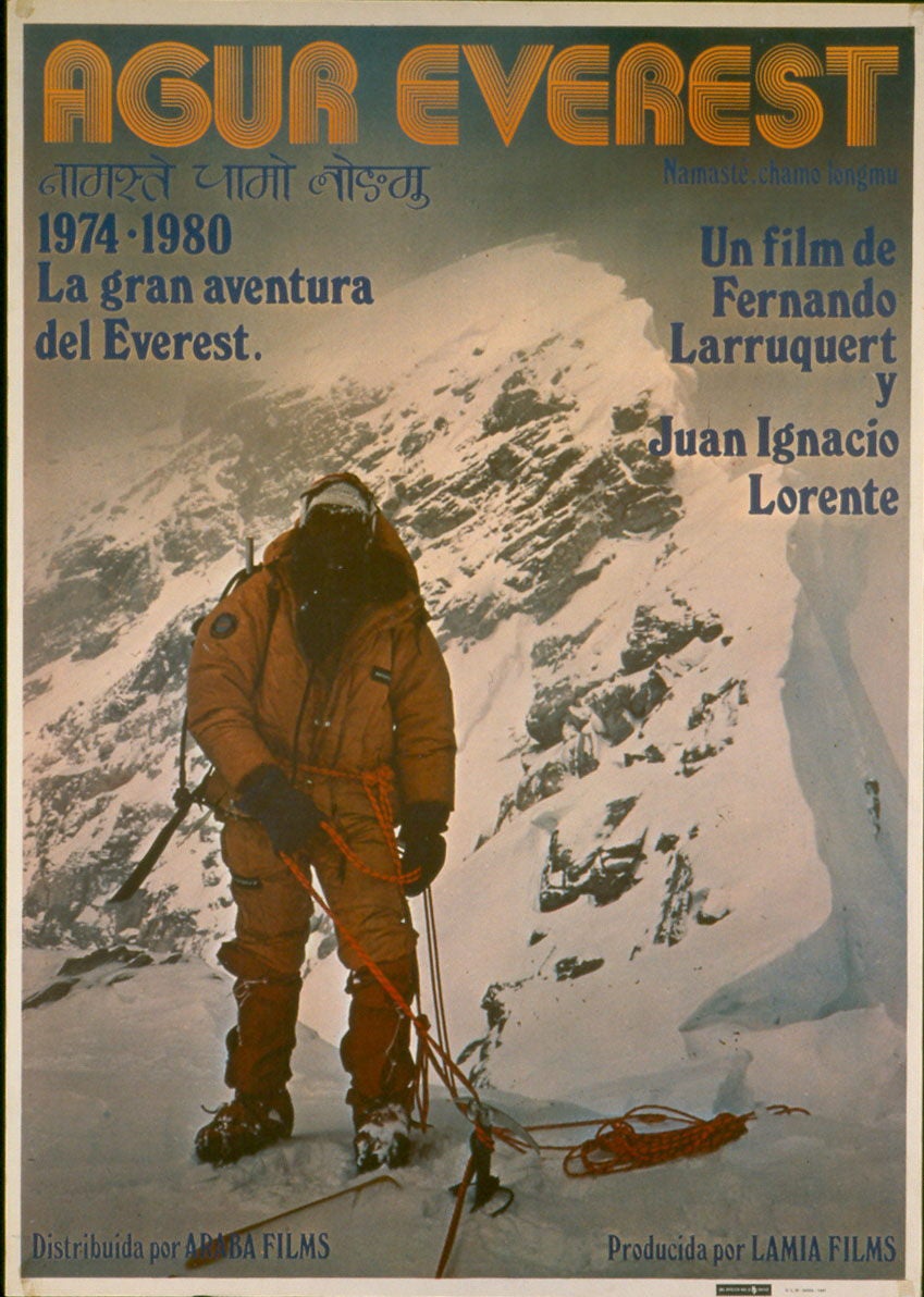 Imagen de una película sobre la expedición.