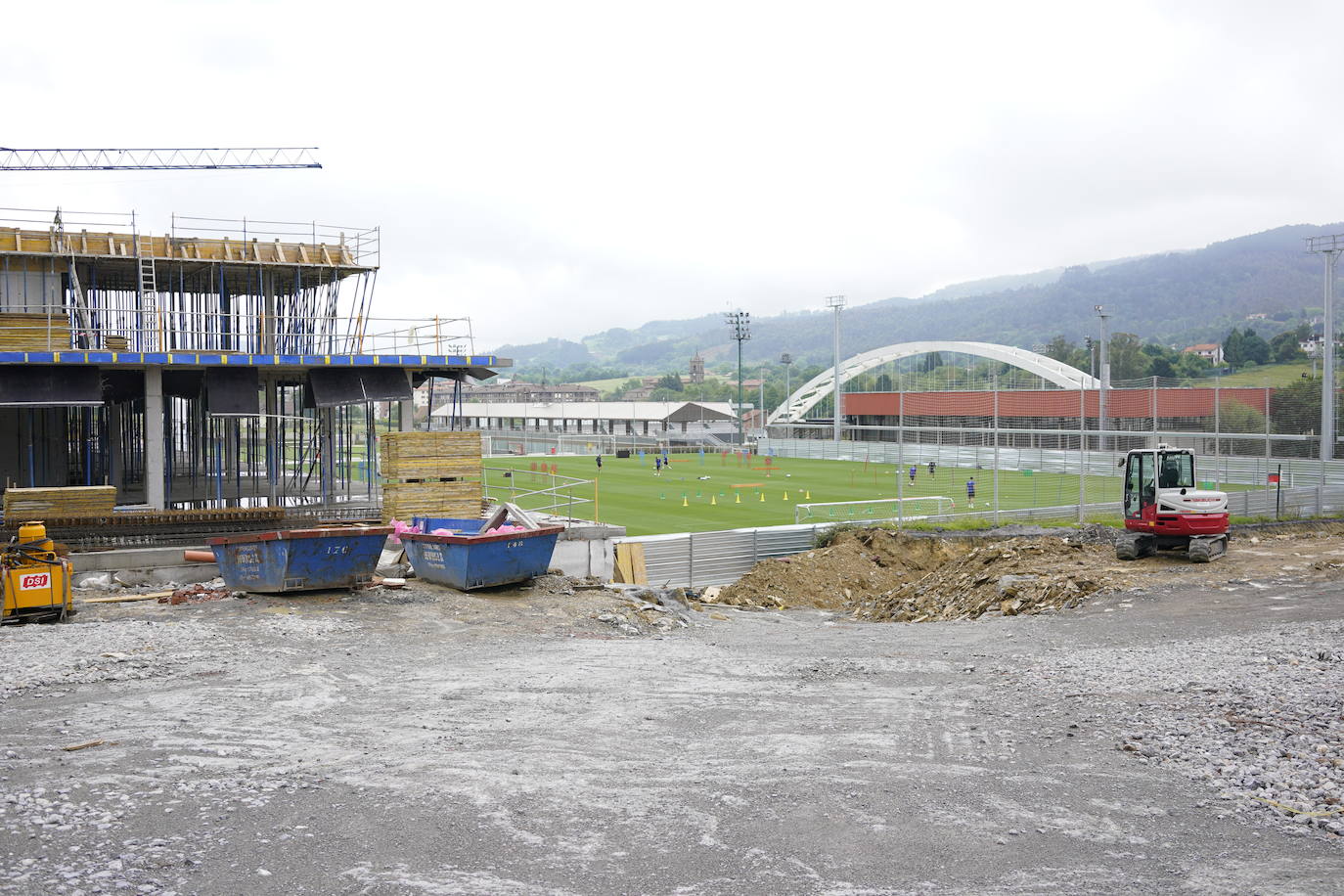 Vista de las obras de Lezama.