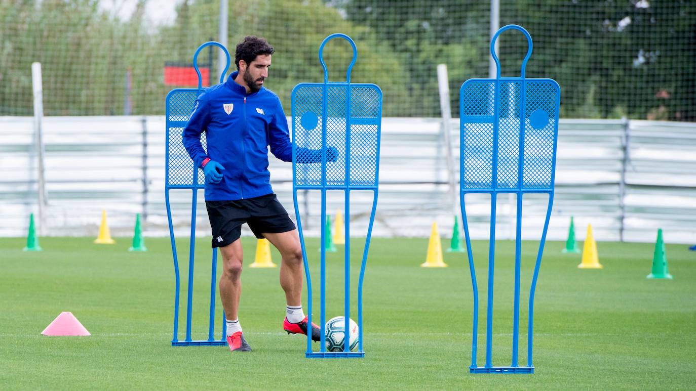 Raúl García, con el Athletic.