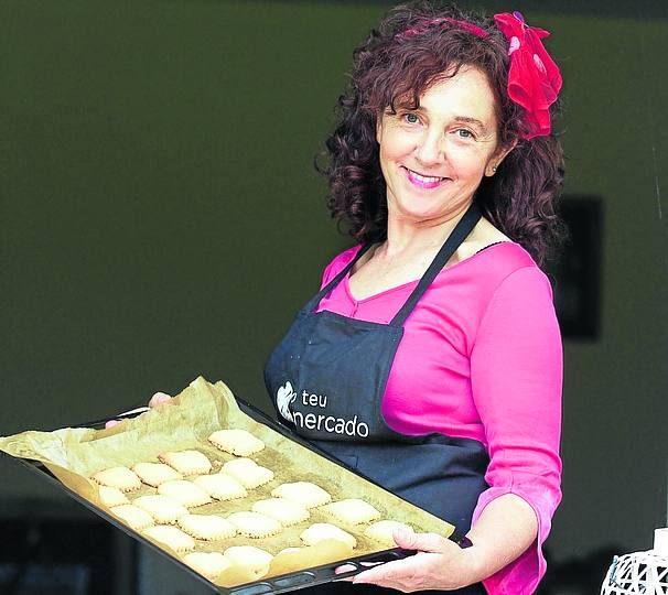 A Elisa Rueda le salen perfectas las galletas sin gluten.