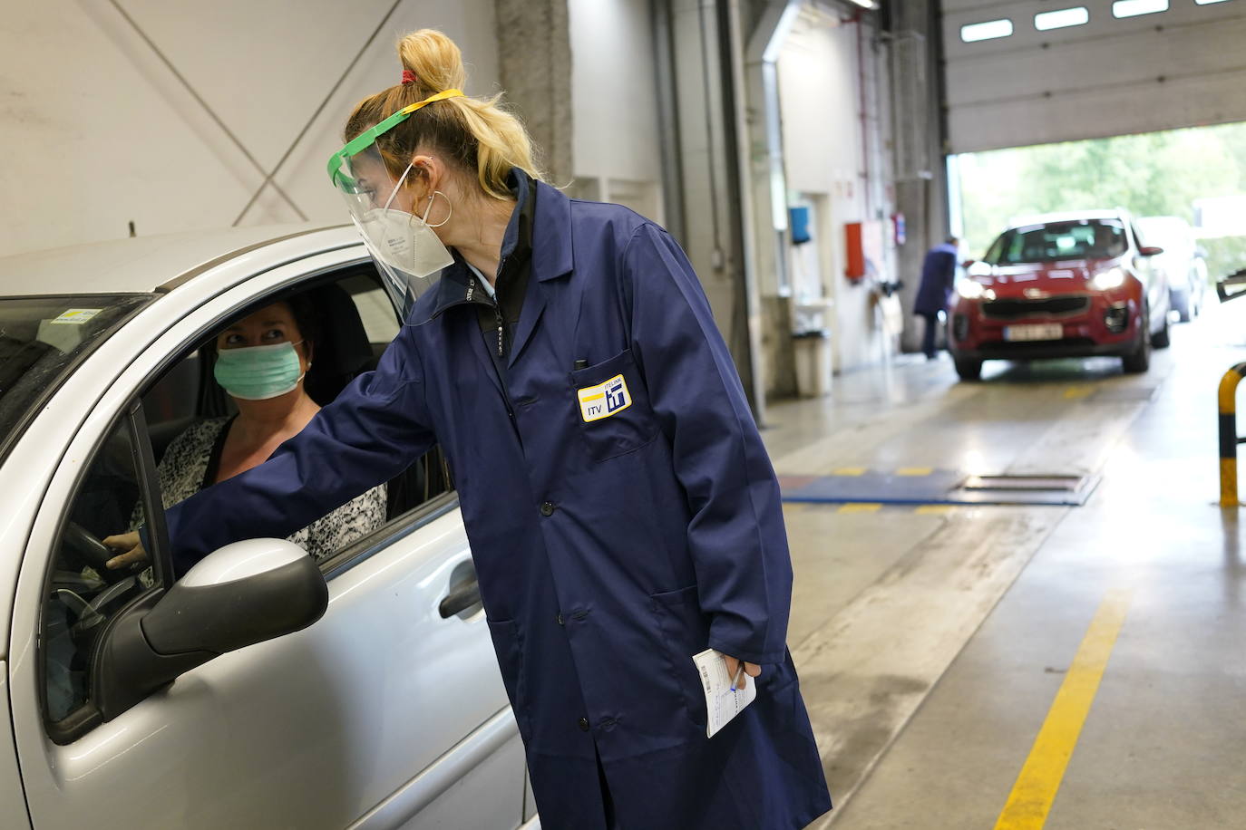 Las ITV volvieron a abrir por primera vez desde el confinamiento.