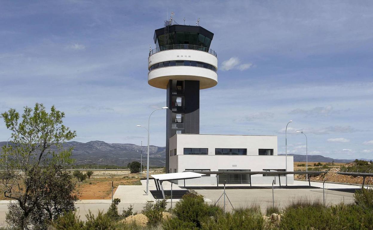 Vista de la torre de control del aeropuerto de Castellón 