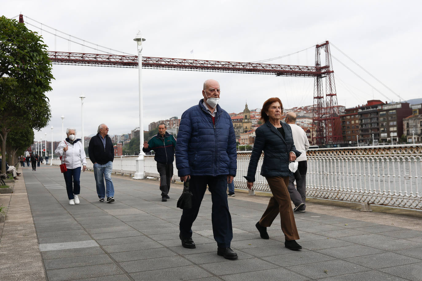 El Puente Colgante testigo de los paseos.