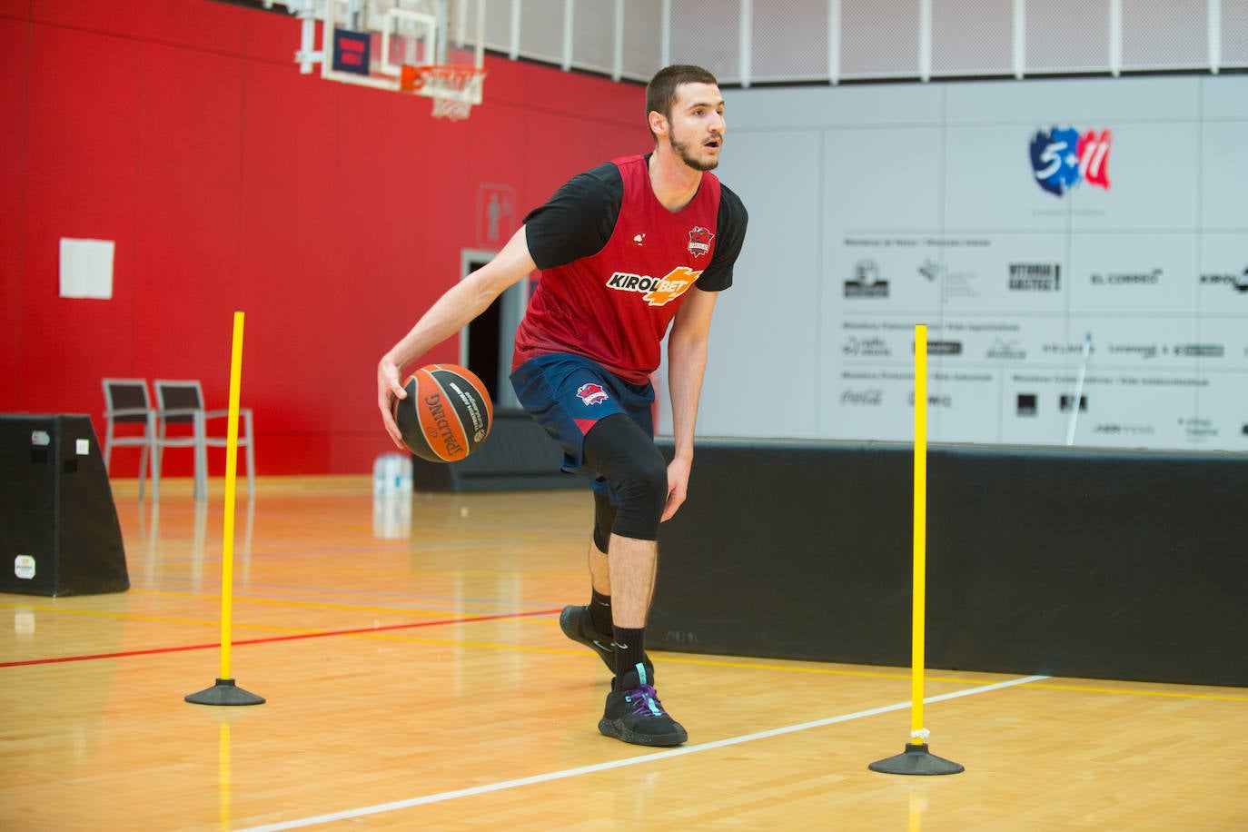 Fotos: El entrenamiento del Baskonia de este martes