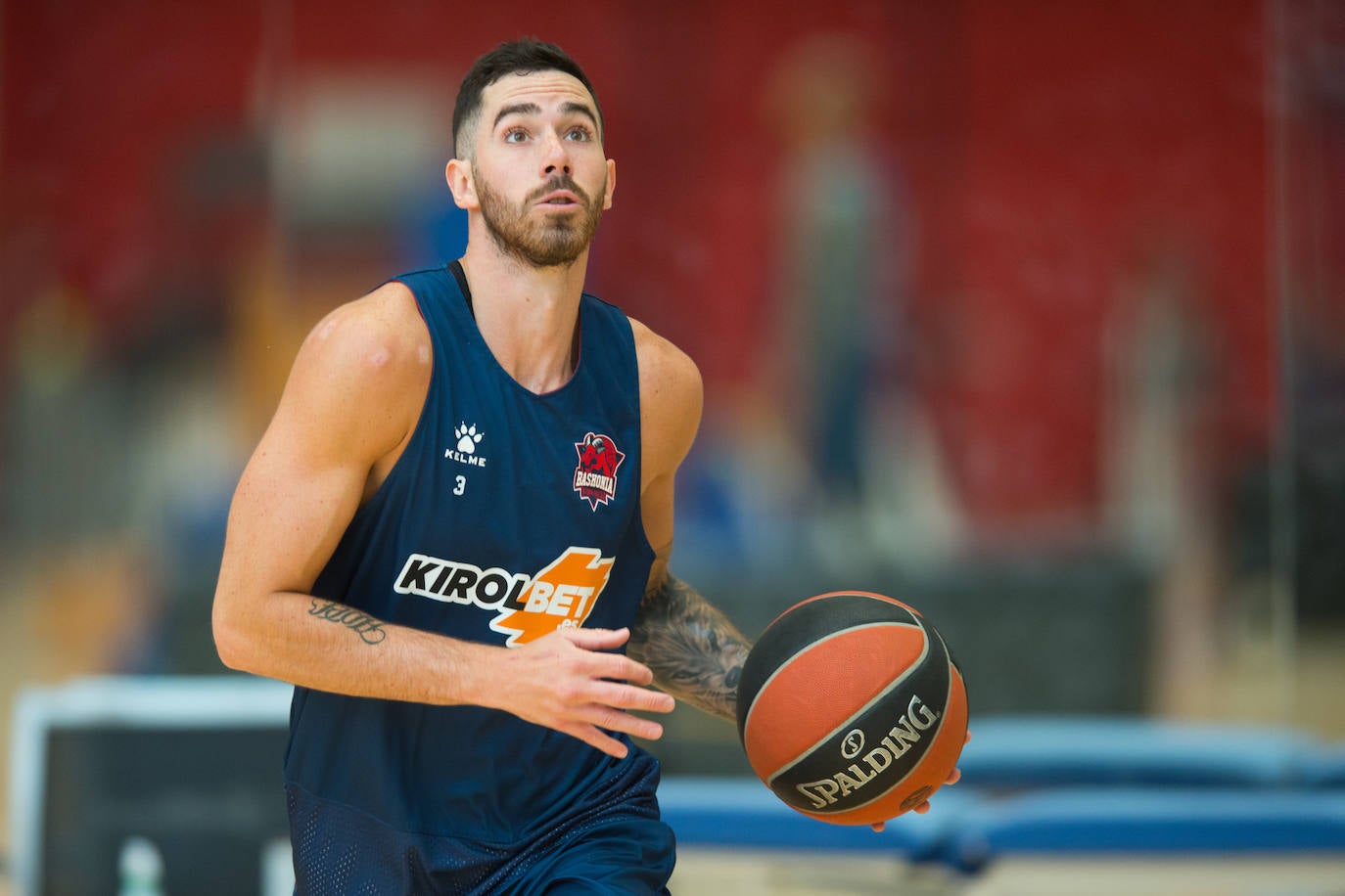 Fotos: El entrenamiento del Baskonia de este martes
