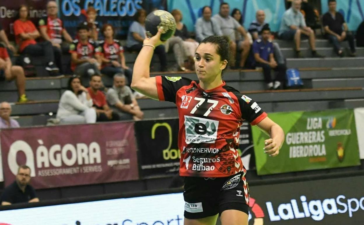 Amaia González de Garibay ha lucido durante tres años los colores del Zuazo. 