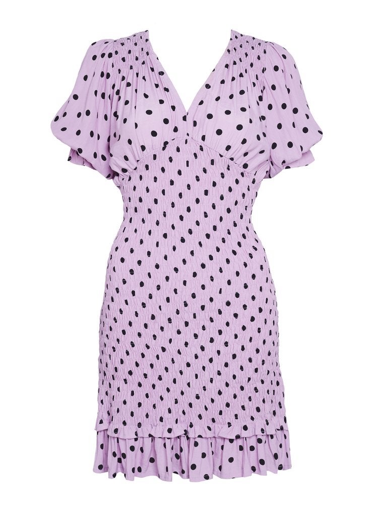 Vestido con nido de abeja, de Faithfull the Brand (169 dólares, unos 150 euros aproximadamente).