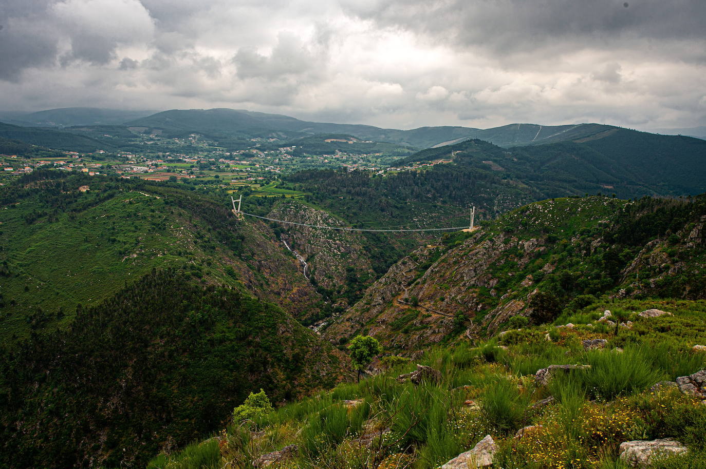 Fotos: El puente peatonal suspendido más grande del mundo