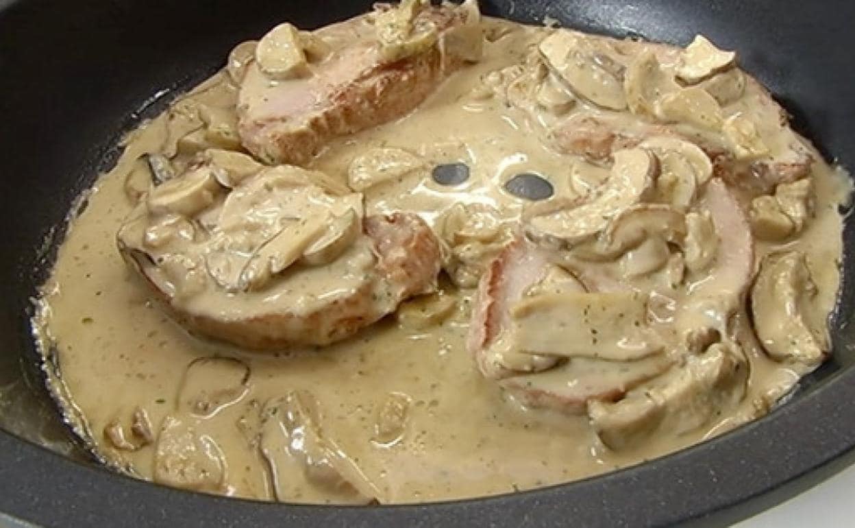 Receta de lomo de cerdo con hongos al jerez | El Correo