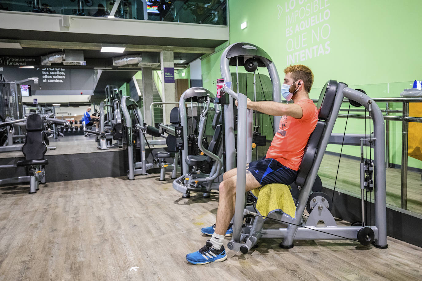 Actividad en el Gimnasio Altafit. 