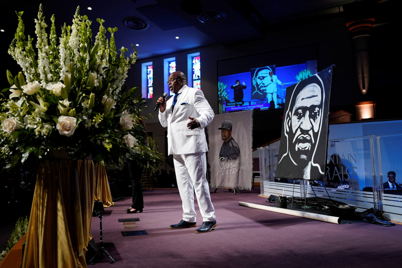 Fotos: Emotiva despedida a George Floyd