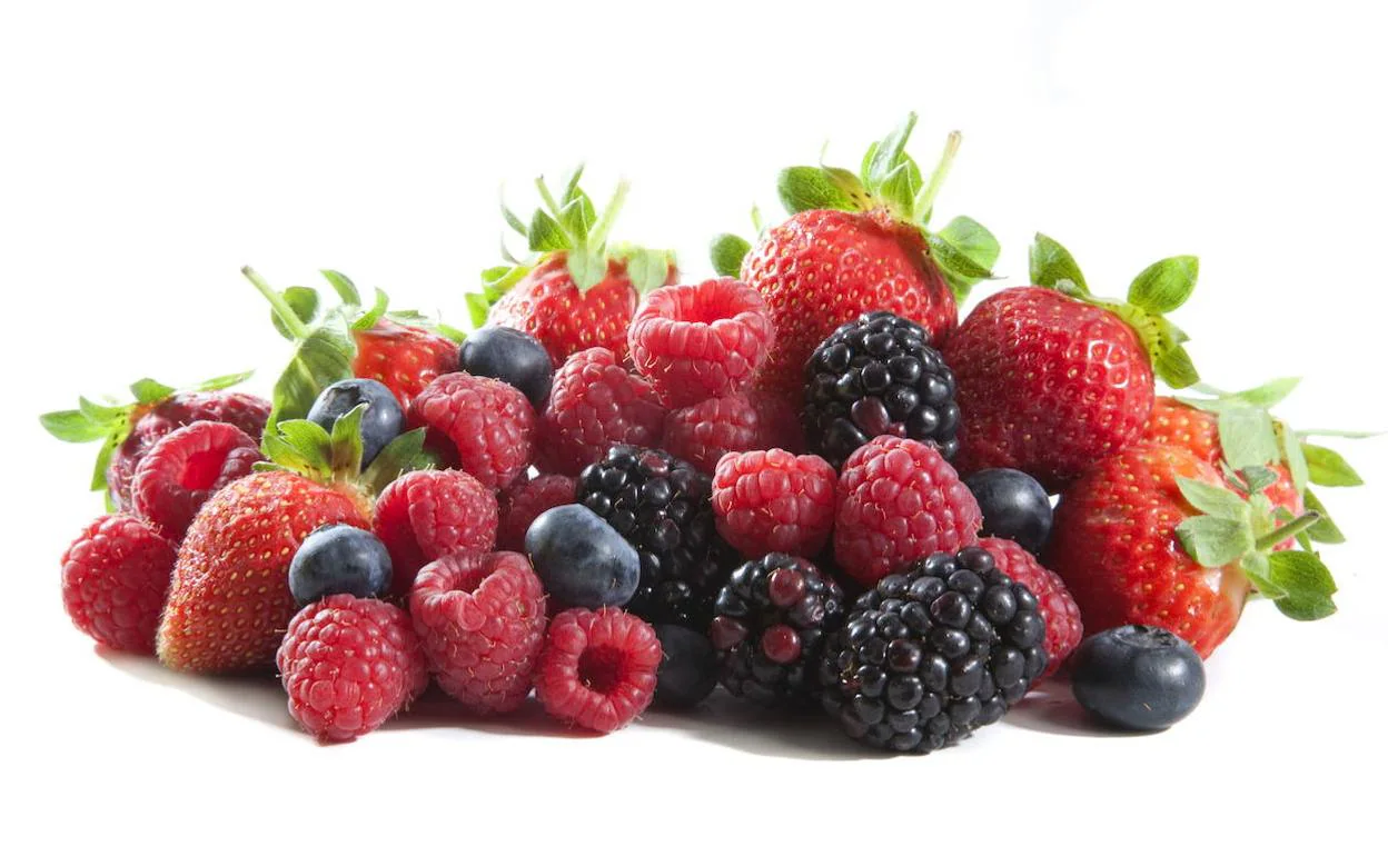 Frutos rojos, color de salud