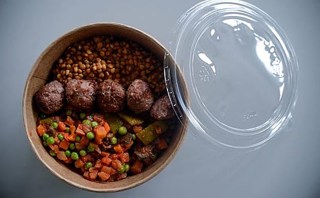 Albondigas, unos de los platos que se preparan a diario. 